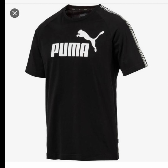 Puma Tape Logo T-Shirt - Short Sleeve - Picture 4 of 11